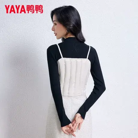 鸭鸭轻薄羽绒服马甲女冬季反季外穿内搭韩版时尚马夹背心外套K商品大图