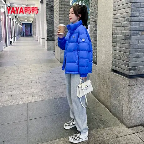 【双十一预售】周翊然明星同款鸭鸭情侣羽绒服2023冬小个子外套Y商品大图