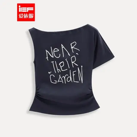 IEF/爱依服2025夏季新款美式甜酷个性辣妹气质设计感百搭修身上衣商品大图