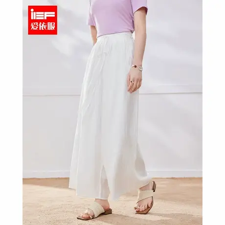 IEF/爱依服【微胖】大码女装2025夏季新款韩版简约宽松慵懒阔腿裤商品大图
