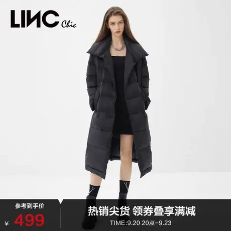 LINCCHIC金羽杰羽绒服女风衣式中长款轻薄羽绒服女冬季Y21808159商品大图