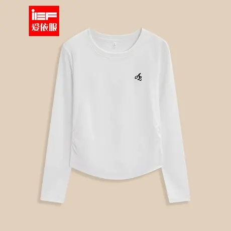 IEF/爱依服【微胖】大码女装2025秋季新款韩版简约休闲百搭上衣图片