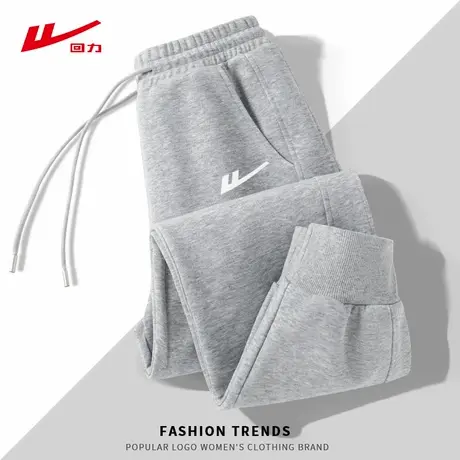 ZH回力运动裤子女2025新款夏季休闲宽松舒适百搭显瘦卫裤裤子女商品大图
