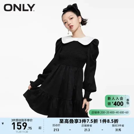 ONLY奥莱夏季领短款连衣裙女图片