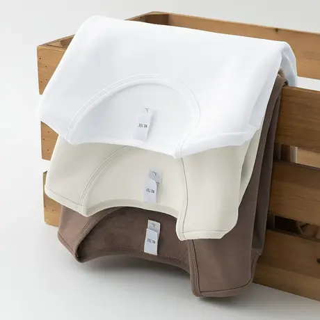 圆领长袖t恤男秋冬季保暖加绒加厚内搭打底衫修身纯色白色秋衣服商品大图