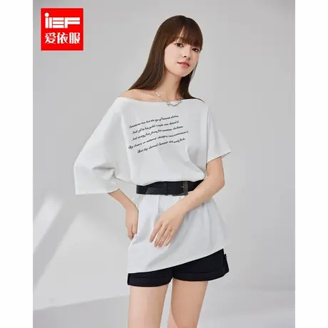 IEF/爱依服上衣2025夏季新款性感时尚甜酷少女休闲运动性感中T恤商品大图