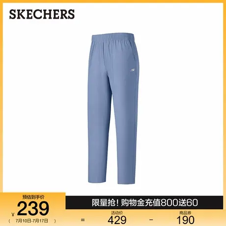 Skechers斯凯奇2025夏季新款男子梭织休闲长裤速干舒适运动百搭图片