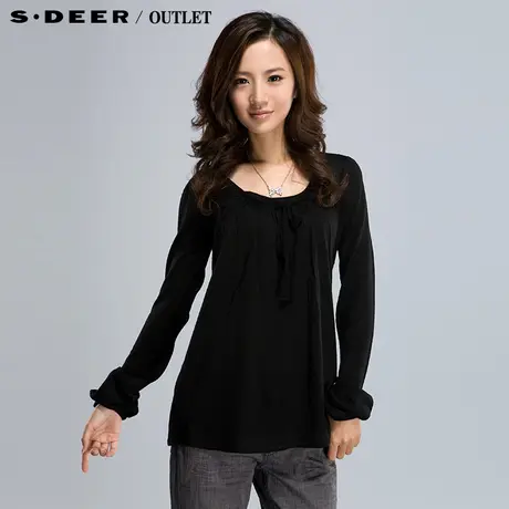 sdeer 圣迪奥 专柜正品 女装娃娃款针织衫 0383546图片