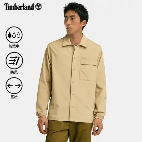 Timberland添柏岚官方男装衬衫式外套户外宽松防泼水防风|A2JJR图片