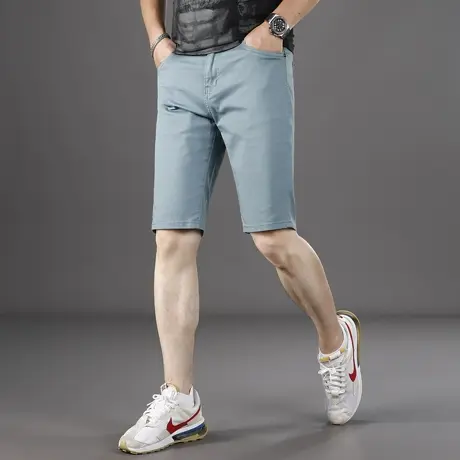 2025夏季新款男士牛仔短裤商品大图