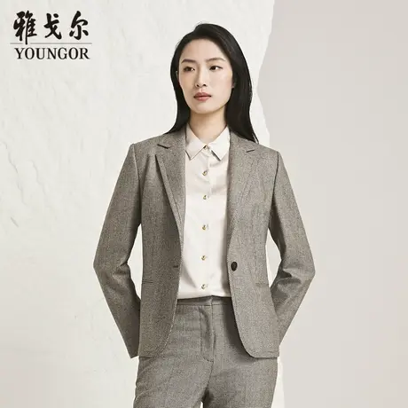 【商场同款】雅戈尔女士西服春季新款官方商务休闲西装外套S3953商品大图