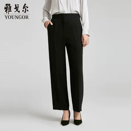 【商场同款】雅戈尔女士西裤春季新款官方商务休闲羊毛西裤女商品大图