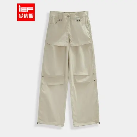 IEF/爱依服长裤2025夏季新款美式潮酷街头设计感通勤百搭哈伦裤商品大图
