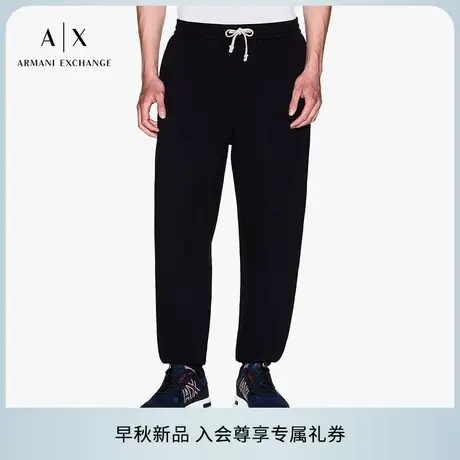 ARMANI EXCHANGE/阿玛尼2025早秋新款男士棉质宽松锥形束脚卫裤图片
