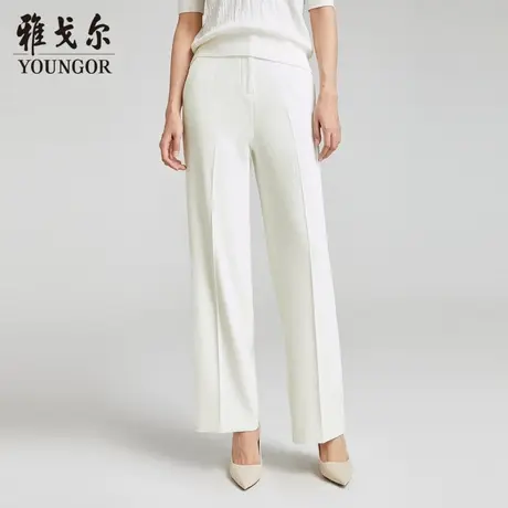 【商场同款】雅戈尔女士西裤春季新款官方商务休闲羊毛西裤女商品大图