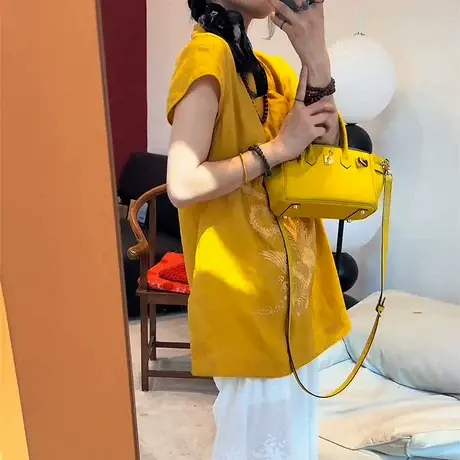 新中式重工刺绣无袖衬衫女2025夏季新款开叉背心国风设计感上衣潮图片