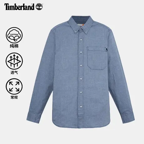 Timberland添柏岚官方男装长袖衬衫春夏新款户外休闲透气|A6AWM图片