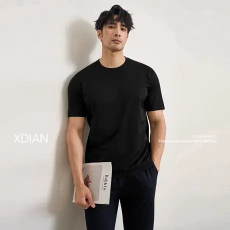 【首页会员内购直降8折】续点「07.12新品」凉感抗菌液氨棉短袖商品大图