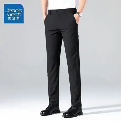 LR真维斯男装休闲裤 2025春季新品 男式青春潮流简约合身休闲长裤商品大图