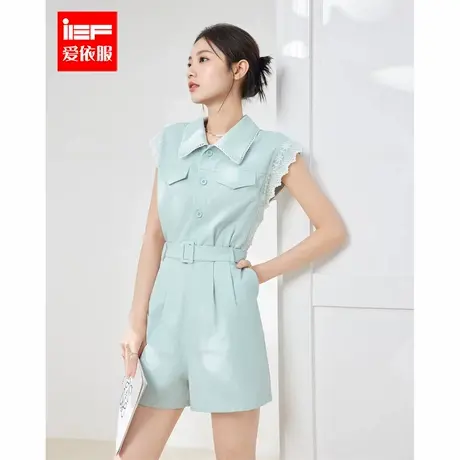 IEF/爱依服2025新款韩系风时尚通勤气质显瘦显腿长百搭连体短裤商品大图