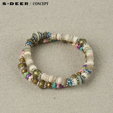 【新品】sdeer圣迪奥专柜正品波西米亚风情窜珠组合手链S15284365图片