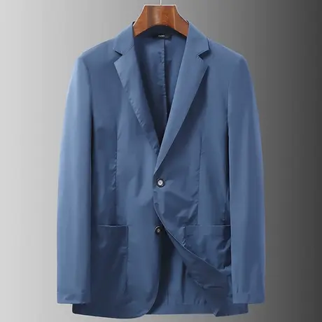 春秋西服上衣男士夏季薄款商务休闲小西装外套单件防晒便西上衣商品大图