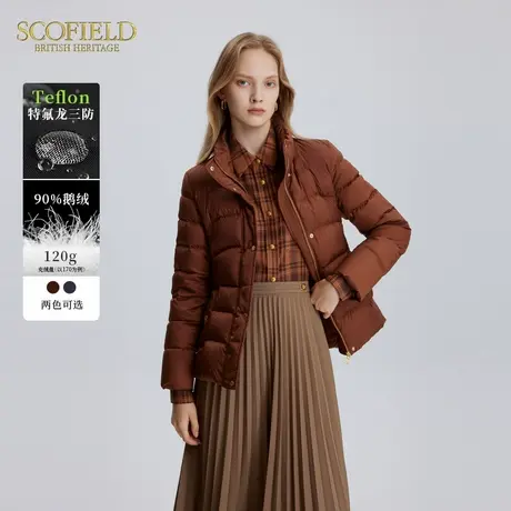 【三防】Scofield女收腰款/两穿款/毛领款90鹅绒羽绒服冬商品大图