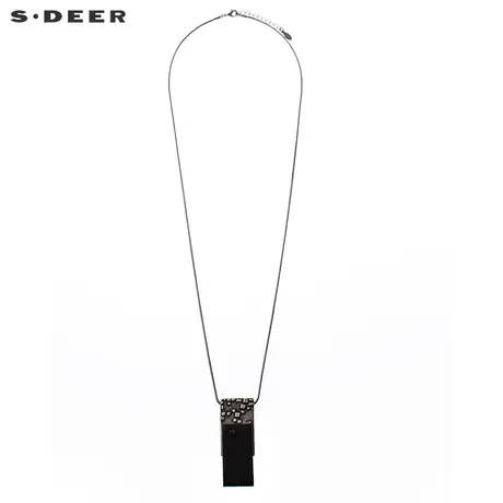 sdeer圣迪奥简约几何雕刻拼接项链S18284313图片