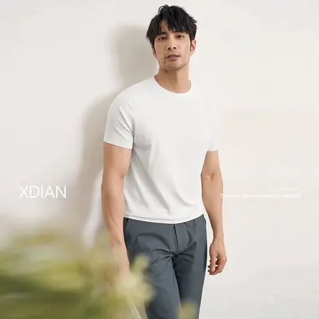 【首页会员内购直降8折】续点「07.12新品」凉感冰丝纱针织衫短袖图片