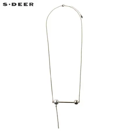 sdeer圣迪奥简约光泽几何挂坠项链S18284317图片