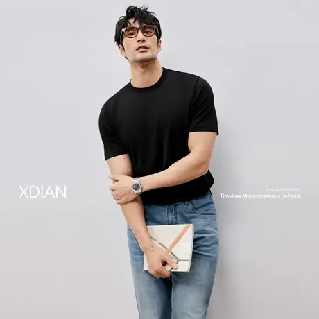 【首页会员内购直降8折】续点「07.12新品」凉感抗菌液氨棉短袖商品大图