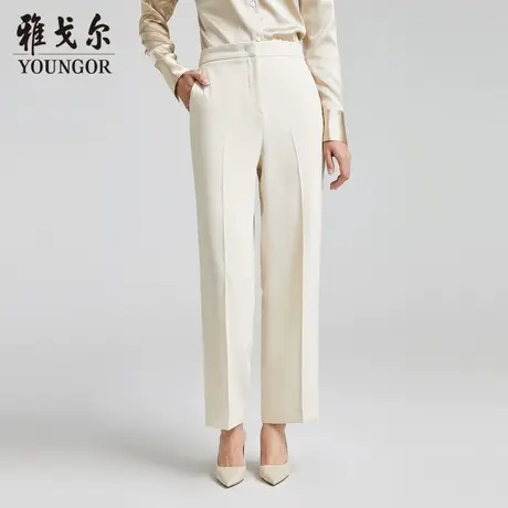 【商场同款】雅戈尔女士西裤春季新款官方商务休闲上班穿西裤女商品大图