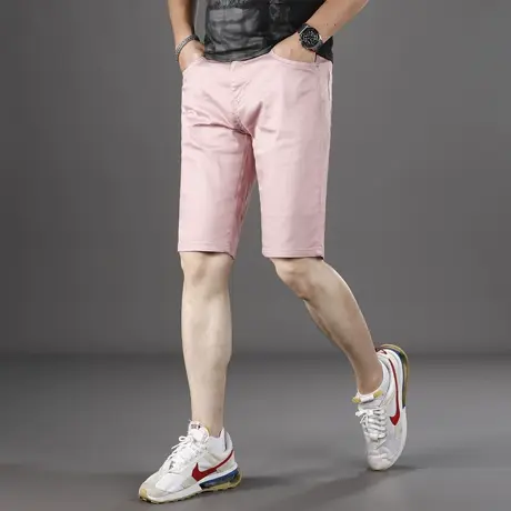 2025夏季新款男士牛仔短裤商品大图