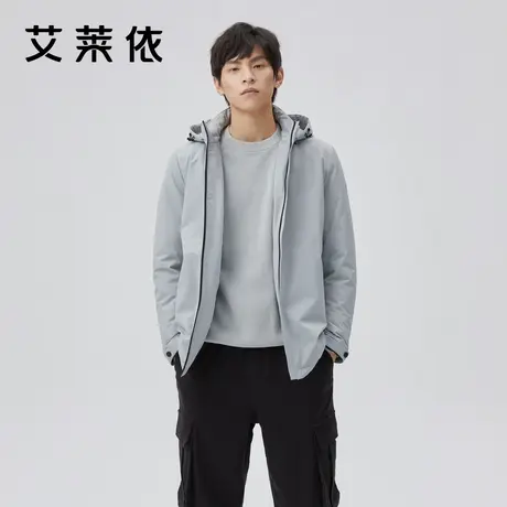 艾莱依商场同款羽绒服男2022年新款连帽运动休闲户外短款冬季外套商品大图