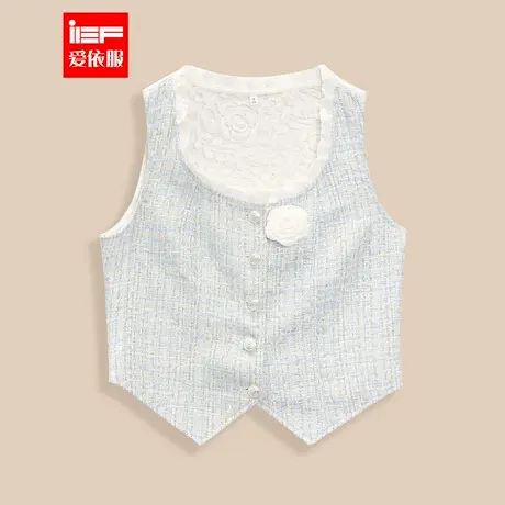 IEF/爱依服2025夏季新款法式名媛淑女气质设计感百搭背心上衣商品大图