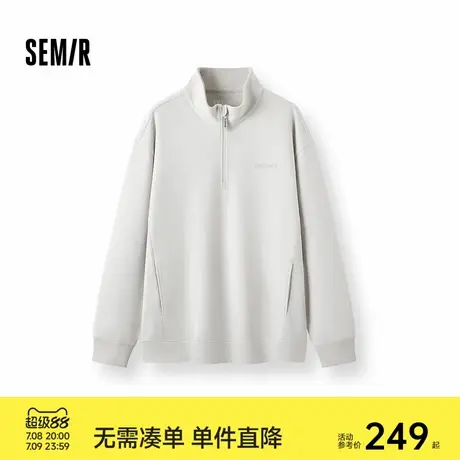 森柔棉|商场同款森马XCNSPACE航天合作系列卫衣男2025秋新款上衣图片