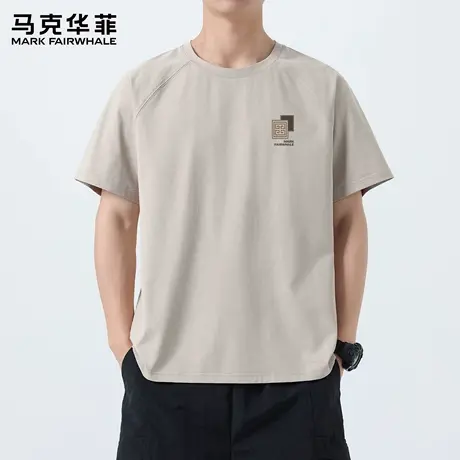 马克华菲短袖男款夏季2025新款跑步运动男装上衣速干吸汗健身衣X图片
