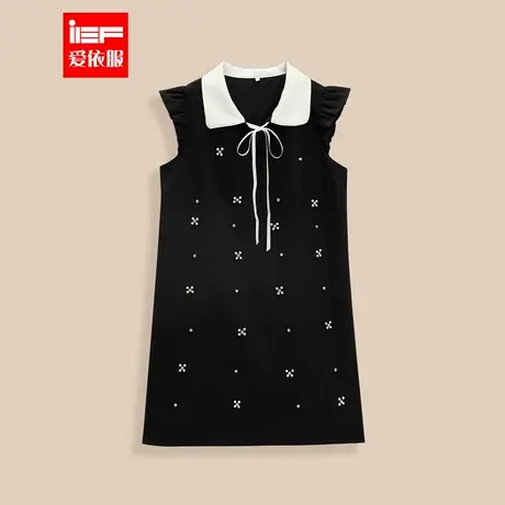 IEF/爱依服连衣裙2025夏季新款通勤名媛高级感优雅气质韩版长背心商品大图