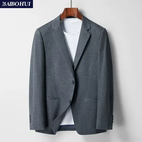 新款休闲西装外套男春季薄款修身韩版单西上衣中青年免烫小西服商品大图