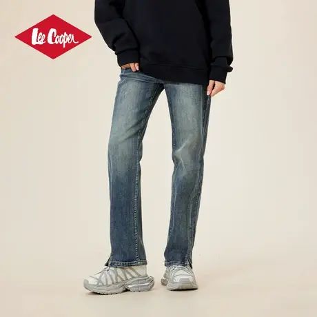 Lee Cooper牛仔裤女款2025春季新款美式复古高腰显瘦直筒裤子图片