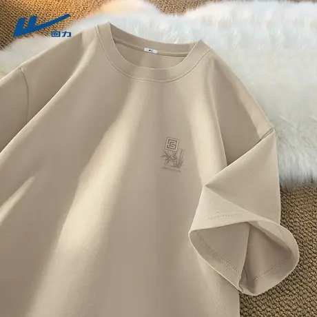 回力男士短袖t恤宽松休闲2025新款衣服男生夏季时尚潮流上衣男款Z商品大图