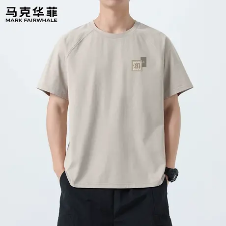 马克华菲男t恤短袖205新款夏季速干半袖男款户外登山男生上衣薄X图片