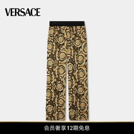 【春夏新品】VERSACE/范思哲 男士Barocco提花运动裤商品大图