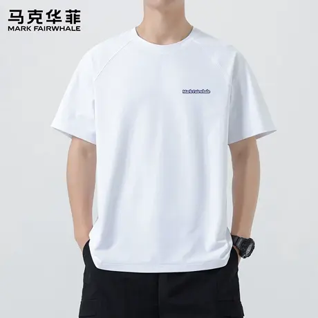 马克华菲短袖男t恤2025新款夏户外男款健身训练运动速干男士衣服X商品大图