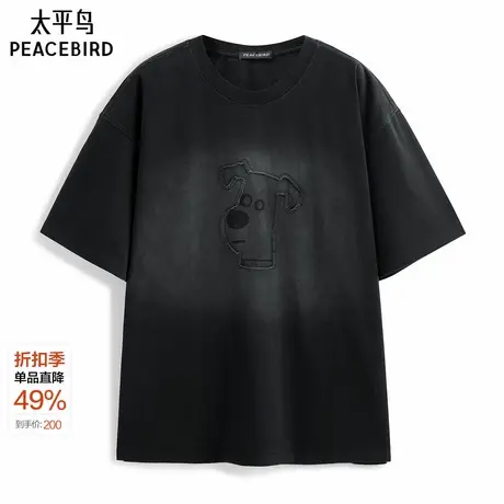 【商场同款】太平鸟男装T恤B1CNE2151图片