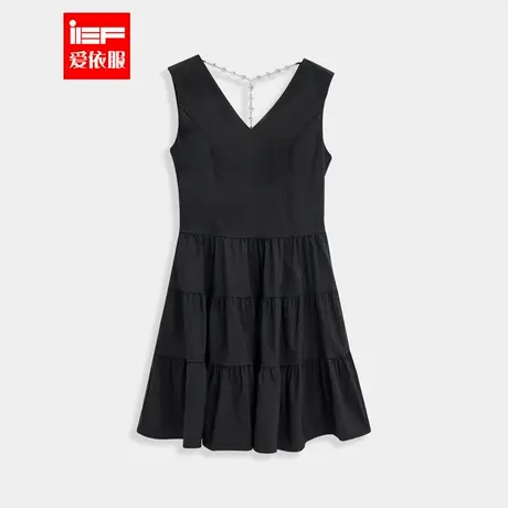 IEF/爱依服2025夏季新款通勤温柔知性女人味赫本风显瘦时尚背心裙商品大图