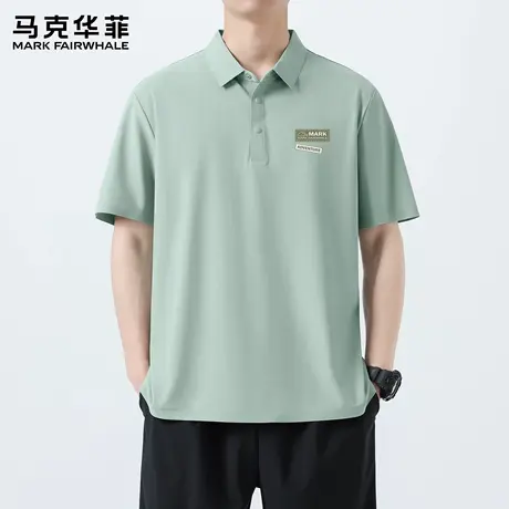 马克华菲短袖polo衫男士短袖t恤2025新款夏季百搭翻领休闲上衣男X图片