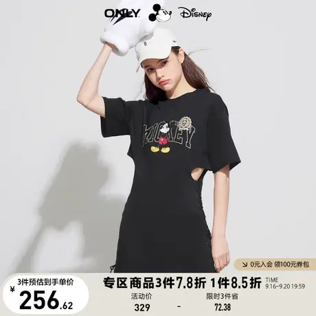 ONLY2023夏季新款迪士尼DISNEY米奇联名款露腰连衣裙女图片