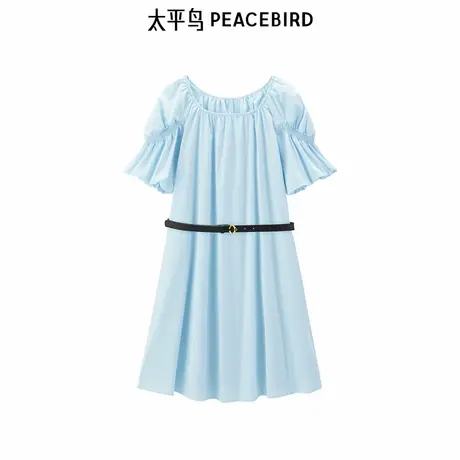 【商场同款】太平鸟女装2025年夏季新款棉质柔感连衣裙A1FAF2746商品大图