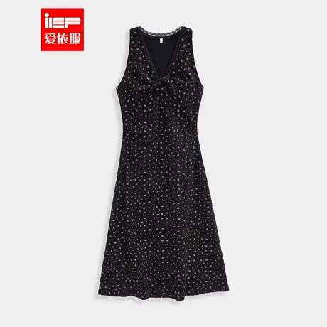 IEF/爱依服2025夏新款背心连衣裙气质淑女法式优质气质中长款裙子图片